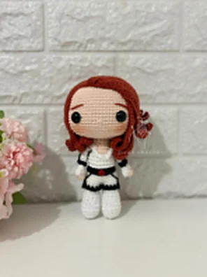 Amigurumi de Black Widow