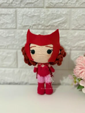 Amigurumi de Scarlet Witch